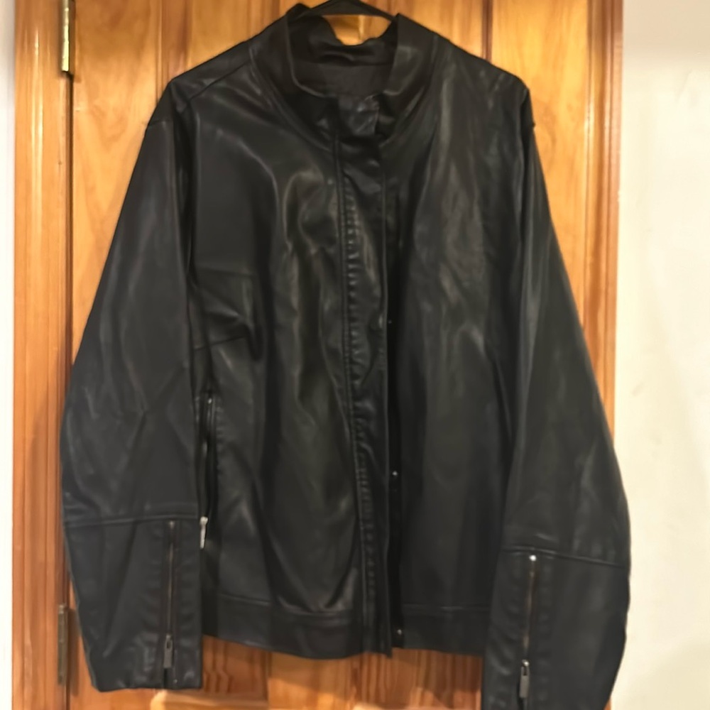 FAUX leather jacket